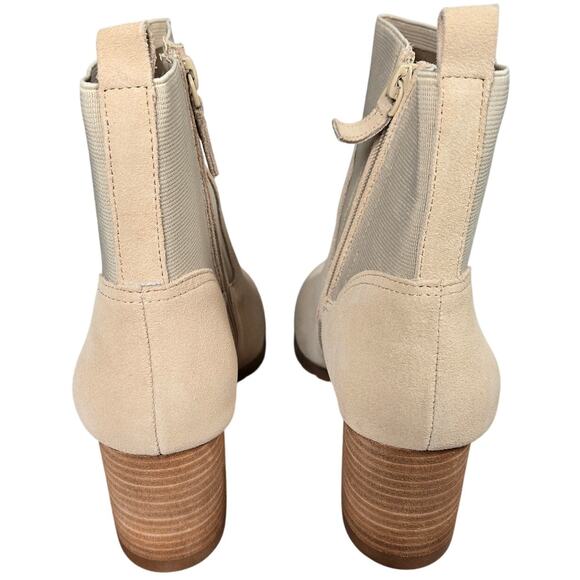 Violet & Red Loaded Knit Cuff Bootie Tan Neutral Comfort Fall Winter 9.5 NWT - Picture 5 of 10